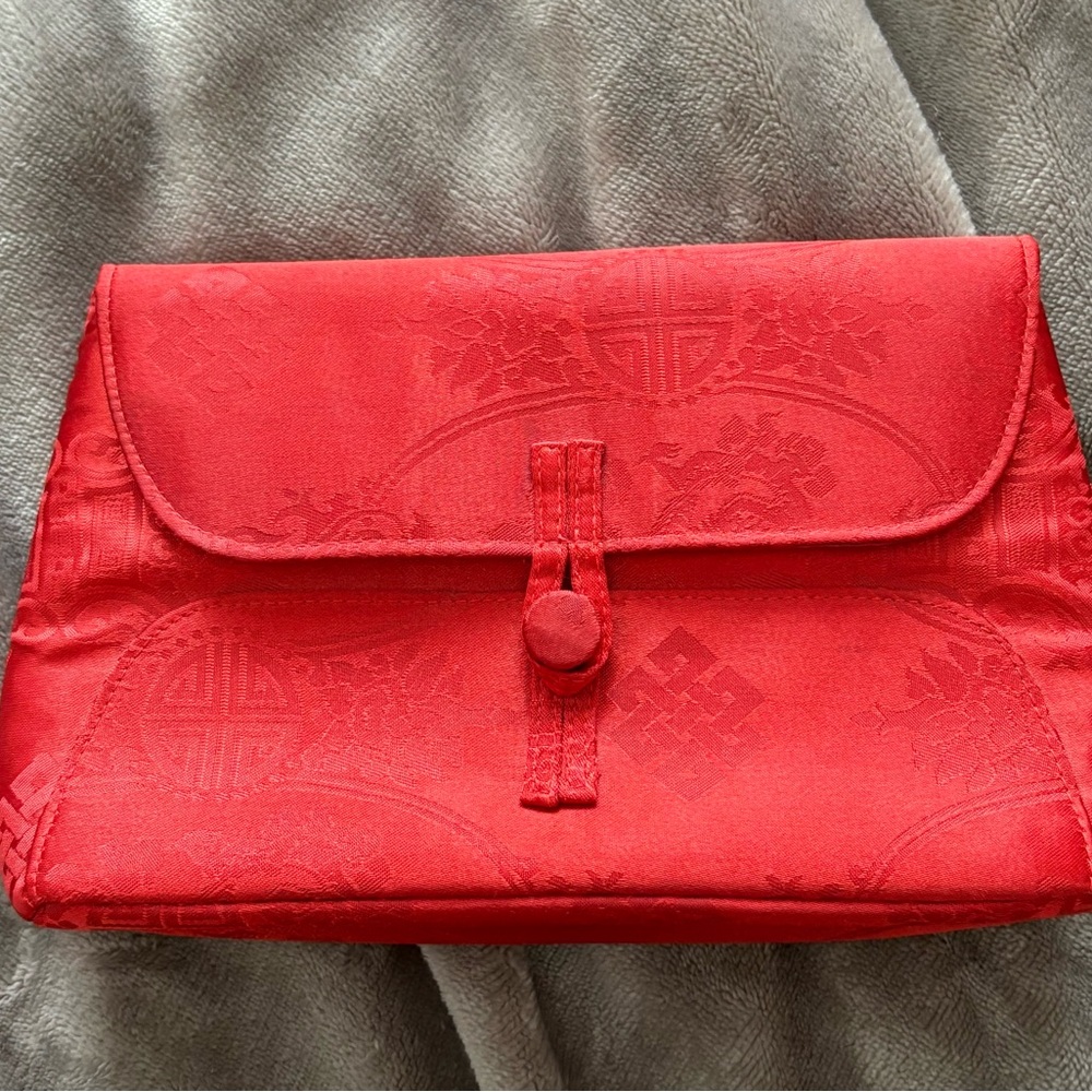 Yves Saint Laurent Vintage Red Clutch